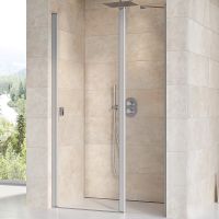 Товар: Душевая дверь Ravak Chrome CSD2-110 0QVDCU00Z1 профиль Сатин стекло Transparent - фото 1 Душевая дверь Ravak Chrome CSD2-110 0QVDCU00Z1 профиль Сатин стекло Transparent — фото 1, Распашные душевые двери