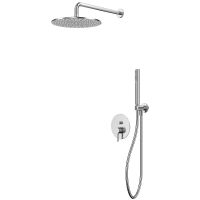 Душевая система Whitecross Y brushed nickel YSET04NIB Брашированный никель — фото 1, Душевое оборудование. Душевая программа