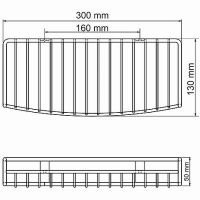 Товар: Полка корзина WasserKRAFT Exter K-1611 Светлая бронза - фото 3 Полка корзина WasserKRAFT Exter K-1611 Светлая бронза — фото 3, Полки для ванной и душа