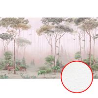 Фреска Ortograf Aurora 34121 Фактура бархат FX Флизелин (4,8*3) Зеленый/Коричневый, Пейзаж/Животные — фото 1, Фрески