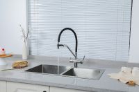 Товар: Смеситель для кухни Gappo G4398-80 Хром Черный - фото 6 Смеситель для кухни Gappo G4398-80 Хром Черный — фото 6, Смесители для кухни