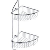 Полка корзина Bemeta Cytro 146208232 угловая Хром — фото 1, Полки для ванной и душа