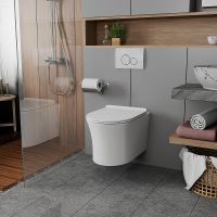 Унитаз Point Вега PN41711 подвесной с сиденьем Микролифт — фото 5, Унитазы