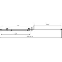 Душевой уголок Vincea Como-N 160x80 VSR-4CN8016CLB профиль Черный стекло прозрачное — фото 8, Душевые уголки