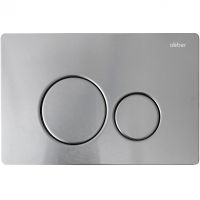 Клавиша смыва Abber AC0121MCH Хром матовый — фото 1, Кнопки смыва