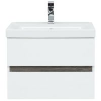 Комплект мебели для ванной Aquanet Беркли 60 258906 подвесной Белый Дуб рошелье — фото 7, Комплекты мебели для ванной