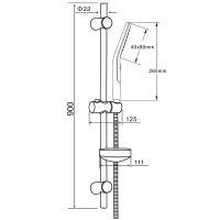 Товар: Душевой гарнитур Orange O-Shower OS910cr Хром - фото 4 Душевой гарнитур Orange O-Shower OS910cr Хром — фото 4, Душевое оборудование. Душевая программа