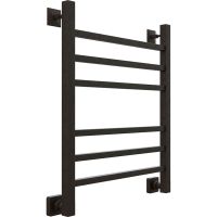 Водяной полотенцесушитель EWRIKA Деметра LP 60х50 Черный матовый — фото 2, Водяные полотенцесушители