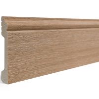 Плинтус Decor-Dizayn 005-90SH 2400x13x79 мм — фото 1, Плинтуса напольные