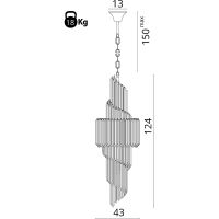 Товар: Люстра Divinare Frizzante 1683/01 LM-11 Прозрачная Золото - фото 5 Люстра Divinare Frizzante 1683/01 LM-11 Прозрачная Золото — фото 5, Люстры