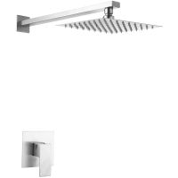 Душевая система Ростовская Мануфактура Сантехники SUS129-2 Нержавеющая сталь — фото 1, Душевое оборудование. Душевая программа