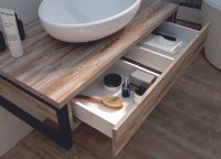 Тумба под раковину 1MarKa Grunge Loft 70П Ц0000015941 подвесная Дуб Намибия — фото 4, Тумбы под раковину