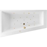 Акриловая ванна Excellent Sfera 170x100 L WAEX.SFL17.RELAX.GL с гидромассажем — фото 1, Ванны