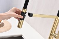 Товар: Смеситель для кухни Paulmark Leader Le214101-SBG Светлое брашированное золото - фото 11 Смеситель для кухни Paulmark Leader Le214101-SBG Светлое брашированное золото — фото 11, Смесители для кухни