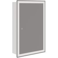 Зеркальный шкаф Corozo Толедо 50/С SD-00001391 с подсветкой Белый — фото 1, Мебель для ванной