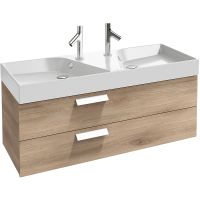 Тумба под раковину Jacob Delafon Rythmik 120 EB1305-E70 подвесная Арлингтонский дуб — фото 1, Тумбы под раковину