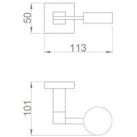 Мыльница Nofer Barcelona 16911.В Хром — фото 2, Мыльницы