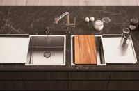 Товар: Кухонная мойка Alveus Kombino 30 KMB 90 FI 450x440 1118877 Брашированная сталь - фото 7 Кухонная мойка Alveus Kombino 30 KMB 90 FI 450x440 1118877 Брашированная сталь — фото 7, Кухонные мойки