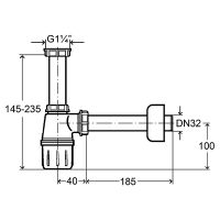 Сифон для раковины Viega 108694 Белый — фото 2, Сифоны для раковины