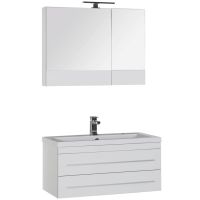 Товар: Тумба с раковиной Aquanet Верона 90 212866 подвесная Белая - фото 6 Тумба с раковиной Aquanet Верона 90 212866 подвесная Белая — фото 6, Тумбы с раковиной