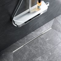 Душевой лоток AM.PM MasterFlow 80 с решеткой Хром матовый Slim line арт-W01SC-S11-080-05SB — фото 8, Душевые лотки