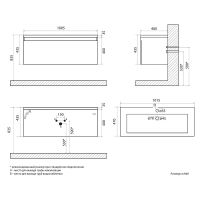Товар: Тумба под раковину Art&Max Latina 100 AM-Latina-1000-1C-SO-BM подвесная Белая матовая - фото 7 Тумба под раковину Art&Max Latina 100 AM-Latina-1000-1C-SO-BM подвесная Белая матовая — фото 7, Мебель для ванной