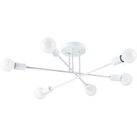 Люстра Artelamp Alastor A5435PL-6WH Белая Золото — фото 1, Люстры