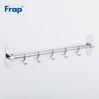 Товар: Вешалка для полотенец Frap F38 F3816-5 Хром - фото 4 Вешалка для полотенец Frap F38 F3816-5 Хром — фото 4, Крючки для полотенец