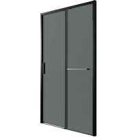 Душевая дверь Grossman Style 130 100.K33.05.130.21.10 профиль Черный матовый стекло тонированное — фото 2, Душевые двери в нишу