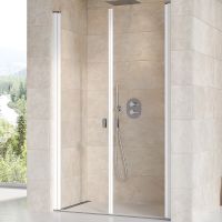 Товар: Душевая дверь Ravak Chrome CSDL2-90 0QV7C10LZ1 профиль Белый стекло Transparent - фото 1 Душевая дверь Ravak Chrome CSDL2-90 0QV7C10LZ1 профиль Белый стекло Transparent — фото 1, Распашные душевые двери