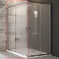 Душевая дверь Ravak Blix BLRV2K-120 1XVG0U00ZG профиль Сатин стекло Grape — фото 1, Раздвижные душевые двери