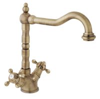 Смеситель для раковины Cezares Golf LS2 03 Золото 24 карат — фото 2, Смесители