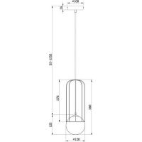 Товар: Подвесной светильник Maytoni Pendant Telford P361PL-01G Белый Золото - фото 4 Подвесной светильник Maytoni Pendant Telford P361PL-01G Белый Золото — фото 4, Подвесные светильники