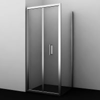 Товар: Душевая стенка WasserKRAFT Weser 100 78F10-RP100 профиль Хром стекло прозрачное - фото 2 Душевая стенка WasserKRAFT Weser 100 78F10-RP100 профиль Хром стекло прозрачное — фото 2, Боковые стенки