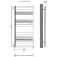 Товар: Водяной полотенцесушитель Aquatek Лира П16 500x1100 AQ KP1610BL Черный муар - фото 14 Водяной полотенцесушитель Aquatek Лира П16 500x1100 AQ KP1610BL Черный муар — фото 14, Водяные полотенцесушители