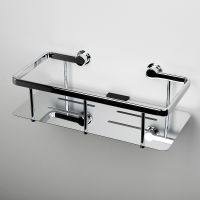 Товар: Полка корзина WasserKRAFT K-511 Хром - фото 2 Полка корзина WasserKRAFT K-511 Хром — фото 2, Полки для ванной и душа