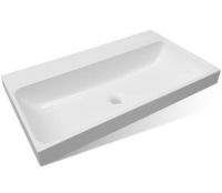 Тумба с раковиной Эстет Malibu Luxe 155 L ФР-00007116 подвесная Белая Темное дерево — фото 3, Тумбы с раковиной