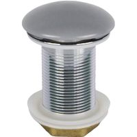 Донный клапан SantiLine SL-121 Серый матовый — фото 1, Донные клапаны