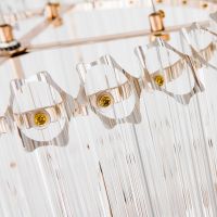 Люстра Artelamp Jastin A2848SP-3GO Прозрачная Золото — фото 3, Люстры