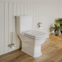 Унитаз компакт Vitra Serenada 9722B003-7203 с бачком и сиденьем Микролифт — фото 2, Напольные унитазы