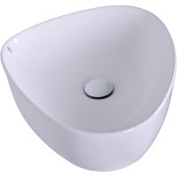 Раковина-чаша Orange 50 B07-500W Белая глянцевая — фото 2, Раковины накладные