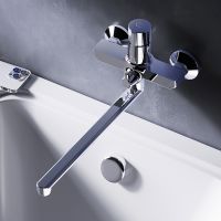 Товар: Смеситель для ванны AM.PM X-Joy F85A90500 универсальный Хром - фото 2 Смеситель для ванны AM.PM X-Joy F85A90500 универсальный Хром — фото 2, Смеситель для ванны