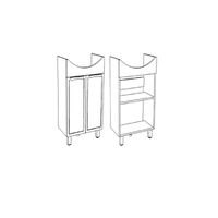 Товар: Тумба под раковину Corozo Монро 60 SD-00000663 Белая - фото 7 Тумба под раковину Corozo Монро 60 SD-00000663 Белая — фото 7, Мебель для ванной