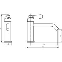 Товар: Смеситель для раковины Migliore Ermitage Mini 28578 Золото - фото 2 Смеситель для раковины Migliore Ermitage Mini 28578 Золото — фото 2, Смесители