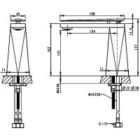 Товар: Смеситель для раковины Bravat Diamond Хром арт-F118102C-2-ENG - фото 2 Смеситель для раковины Bravat Diamond Хром арт-F118102C-2-ENG — фото 2, Смесители для раковины