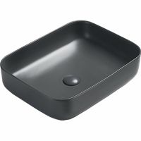 Раковина-чаша Vincea 50 VBS-105MA Антрацит матовый — фото 1, Раковины накладные