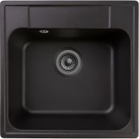 Кухонная мойка Reflection Etude 48 RF0353BL Черная — фото 1, Кухонные мойки