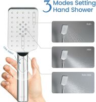 Товар: Ручной душ Aquatek Лира Select 80 3 jet AQ2005CR Хром - фото 6 Ручной душ Aquatek Лира Select 80 3 jet AQ2005CR Хром — фото 6, Лейки для душа