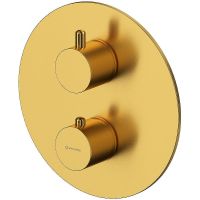 Товар: Смеситель для ванны Whitecross Y brushed gold YSET10TOPGLB с термостатом Брашированное золото - фото 3 Смеситель для ванны Whitecross Y brushed gold YSET10TOPGLB с термостатом Брашированное золото — фото 3, Смесители