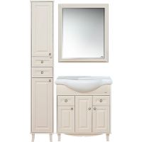 Тумба с раковиной Misty Шармель 80 УТ000001877 Бежевая — фото 6, Мебель для ванной